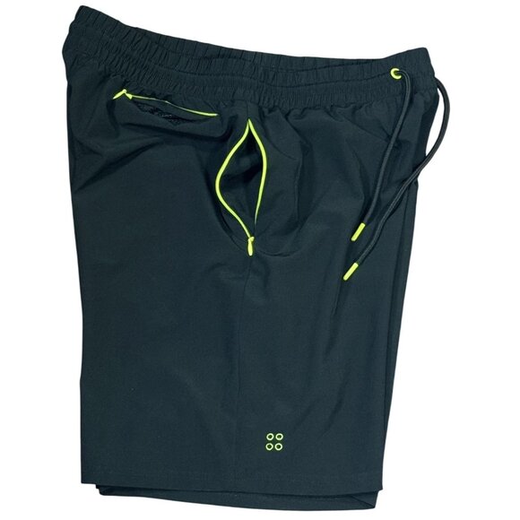 GRAND AC Size M Mens Black Athletic Shorts - Picture 3 of 7